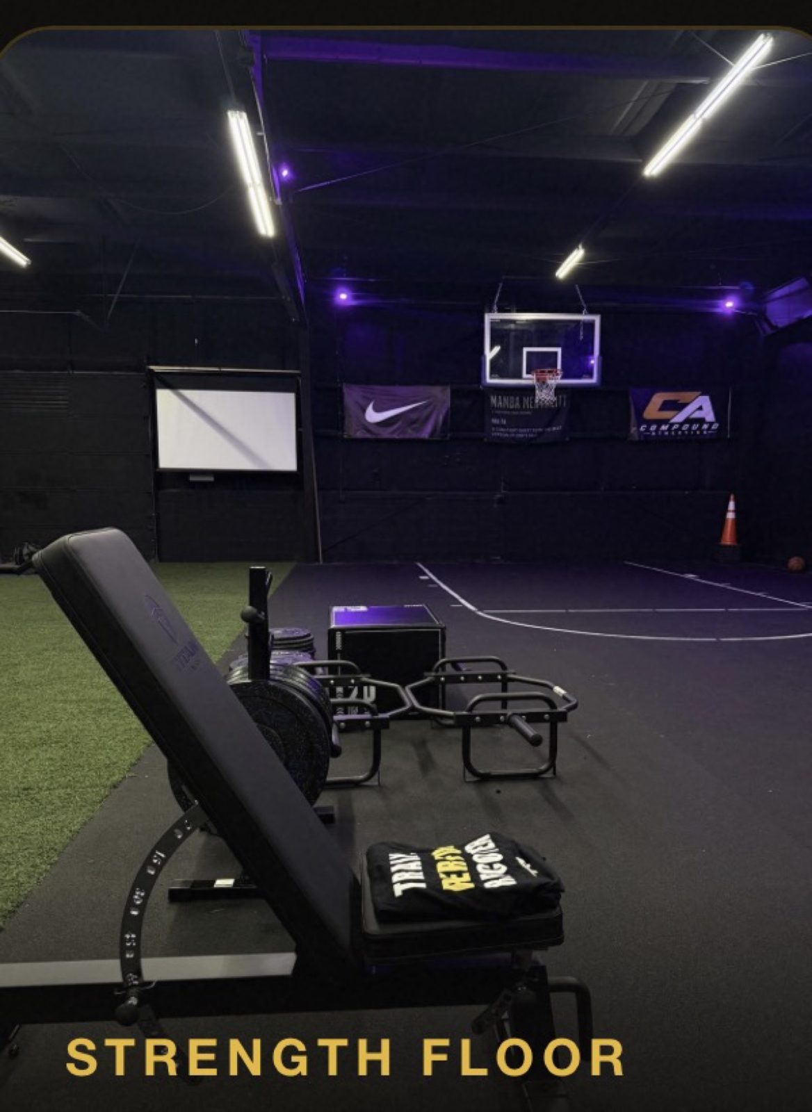 Strength floor at Compound Athletics
